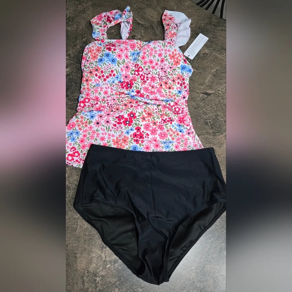Kate Kasin 2025 Two Piece Tankini #801 - Picture 2 of 13